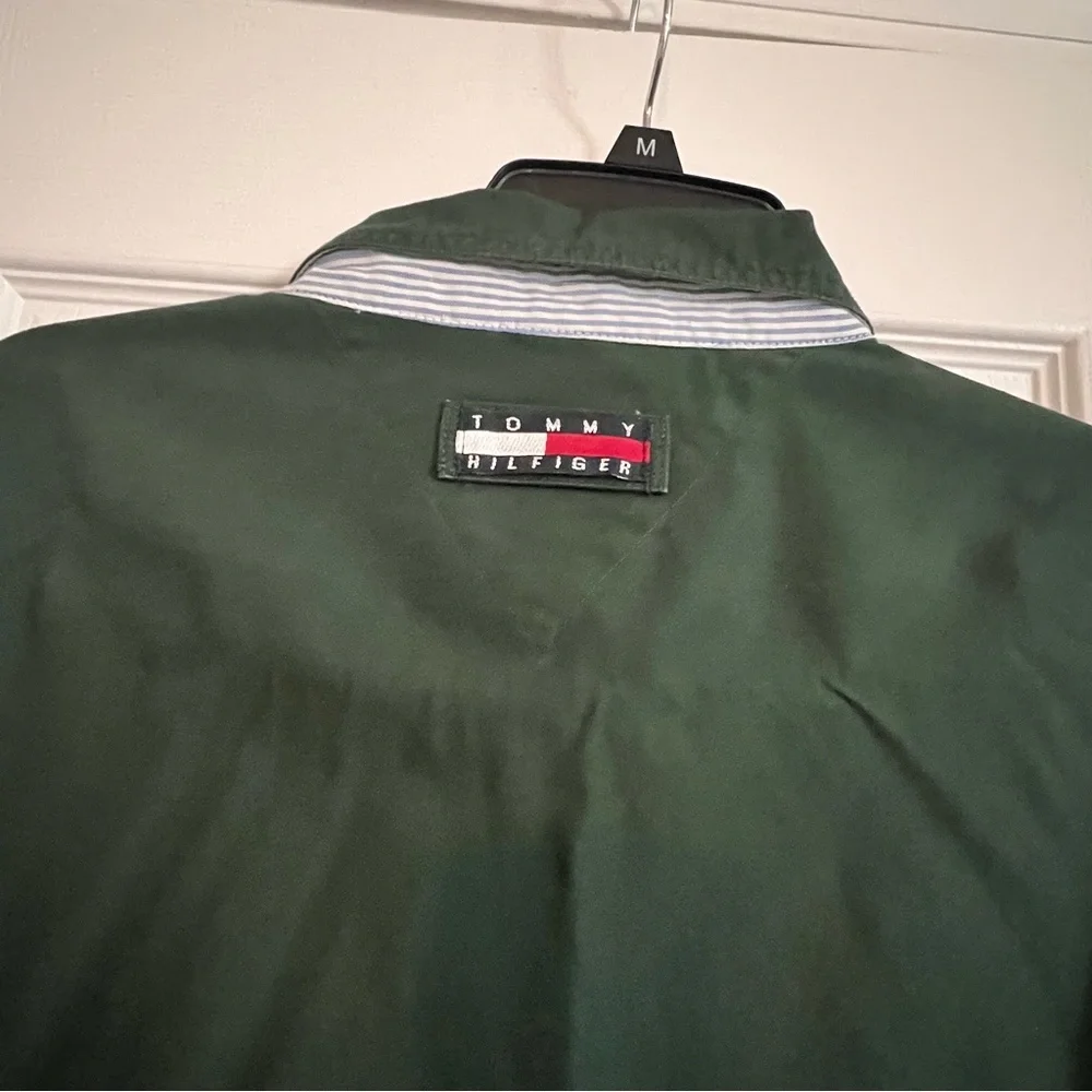 Vintage 1990s Tommy Hilfiger Harrington Crest Jacket Men's Size XL - Picture 6 of 9